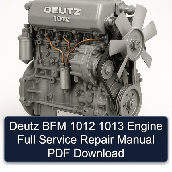 Deutz BFM 1012 1013 Engine Full Service Repair Manual PDF Download