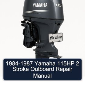 1984-1987 Yamaha 115HP 2 Stroke Outboard Repair Manual