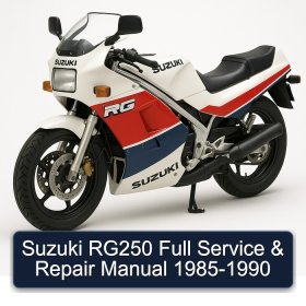 Suzuki RG250 Full Service & Repair Manual 1985-1990