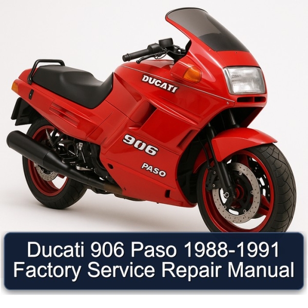Ducati 906 Paso 1988-1991 Factory Service Repair Manual