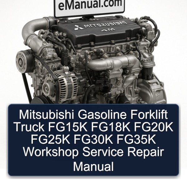 Mitsubishi Gasoline Forklift Truck FG15K FG18K FG20K FG25K FG30K FG35K Workshop Service Repair Manual