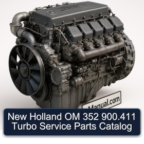 New Holland OM 352 900.411 Turbo Service Parts Catalog
