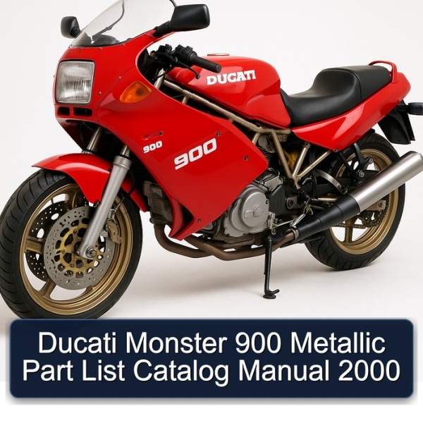 Ducati Monster 900 Metallic Part List Catalog Manual 2000