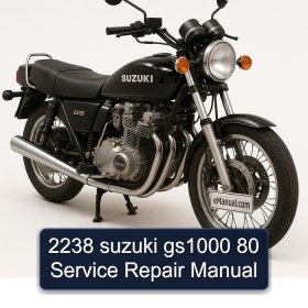 2238 suzuki gs1000 80 Service Repair Manual
