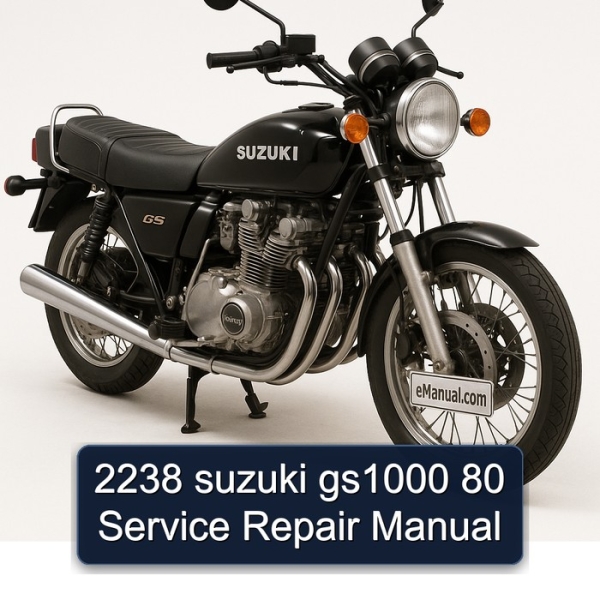 2238 suzuki gs1000 80 Service Repair Manual