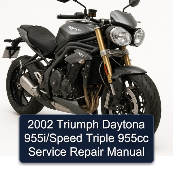 2002 Triumph Daytona 955i/Speed Triple 955cc Service Repair Manual