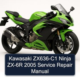 Kawasaki ZX636-C1 Ninja ZX-6R 2005 Service Repair Manual