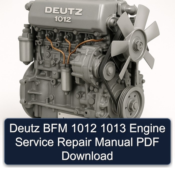 Deutz BFM 1012 1013 Engine Service Repair Manual PDF Download