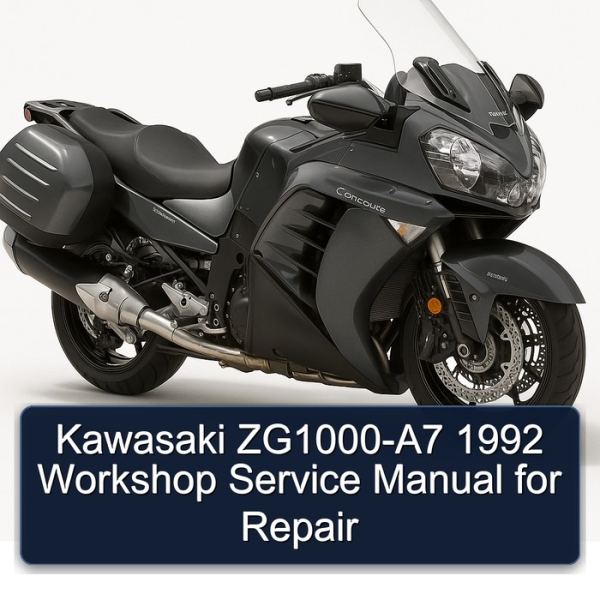 Kawasaki ZG1000-A7 1992 Workshop Service Manual for Repair