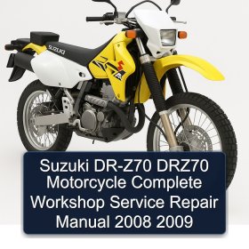 Suzuki DR-Z70 DRZ70 Motorcycle Complete Workshop Service Repair Manual 2008 2009