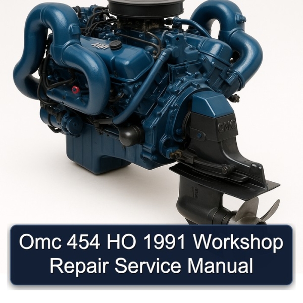 Omc 454 HO 1991 Workshop Repair Service Manual