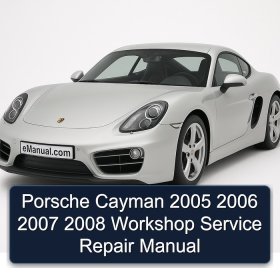 Porsche Cayman 2005 2006 2007 2008 Workshop Service Repair Manual