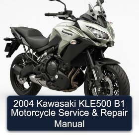 2004 Kawasaki KLE500 B1 Motorcycle Service & Repair Manual