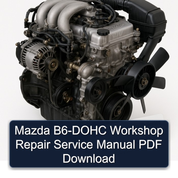 Mazda B6-DOHC Workshop Repair Service Manual PDF Download