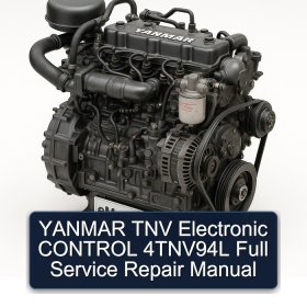 YANMAR TNV Electronic CONTROL 4TNV94L Full Service Repair Manual