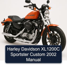 Harley Davidson XL1200C Sportster Custom 2002 Manual
