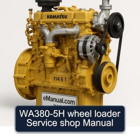 WA380-5H wheel loader Service shop Manual