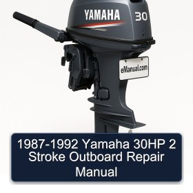 1987-1992 Yamaha 30HP 2 Stroke Outboard Repair Manual