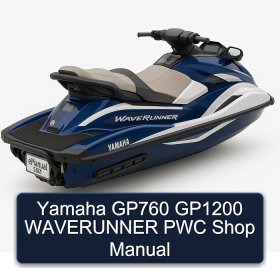 Yamaha GP760 GP1200 WAVERUNNER PWC Shop Manual