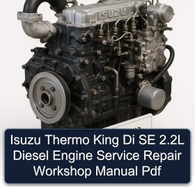 Isuzu Thermo King Di SE 2.2L Diesel Engine Service Repair Workshop Manual Pdf