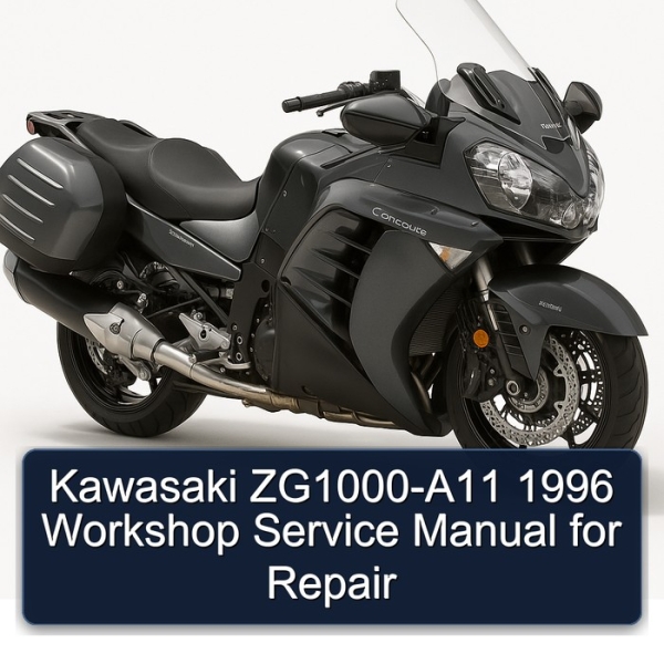 Kawasaki ZG1000-A11 1996 Workshop Service Manual for Repair