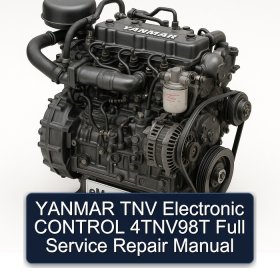 YANMAR TNV Electronic CONTROL 4TNV98T Full Service Repair Manual