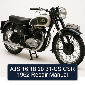 AJS 16 18 20 31-CS CSR 1962 Repair Manual