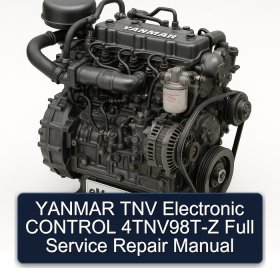 YANMAR TNV Electronic CONTROL 4TNV98T-Z Full Service Repair Manual