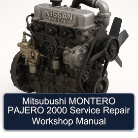 Mitsubushi MONTERO PAJERO 2000 Service Repair Workshop Manual