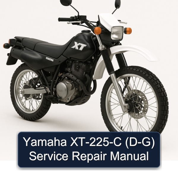 Yamaha XT-225-C (D-G) Service Repair Manual