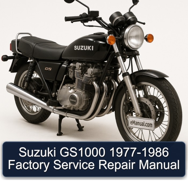 Suzuki GS1000 1977-1986 Factory Service Repair Manual