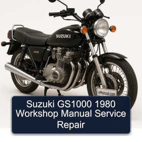 Suzuki GS1000 1980 Workshop Manual Service Repair