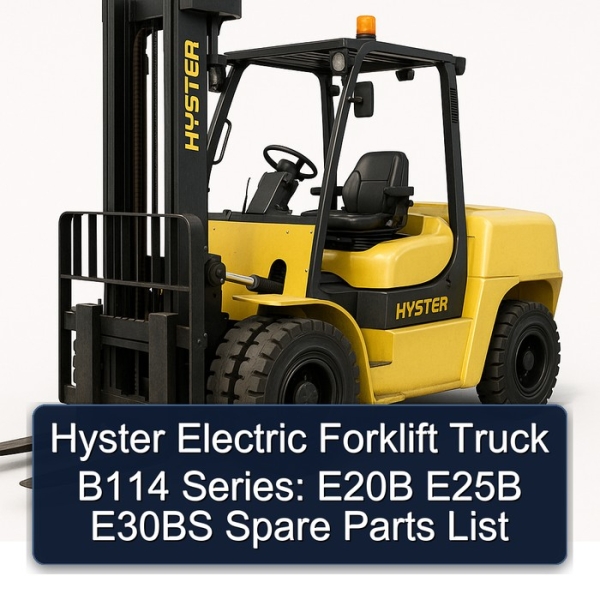 Ersatzteilkatalog Gabelstapler Hyster B114 Serie: E20B E25B E30BS