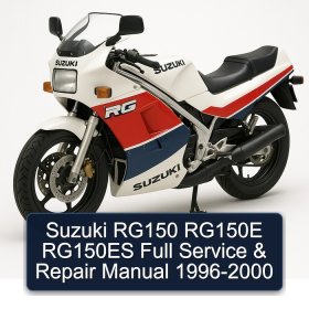 Suzuki RG150 RG150E RG150ES Full Service & Repair Manual 1996-2000