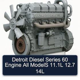 Detroit Diesel Series 60 Engine All ModelS 11.1L 12.7 14L