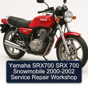 Yamaha SRX700 SRX 700 Snowmobile 2000-2002 Service Repair Workshop