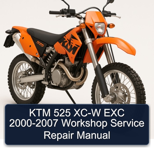 KTM 525 XC-W EXC 2000-2007 Workshop Service Repair Manual