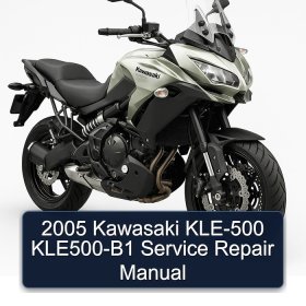 2005 Kawasaki KLE-500 KLE500-B1 Service Repair Manual