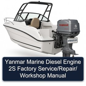 Yanmar Marine Diesel Engine 2S Factory Service/Repair/ Workshop Manual