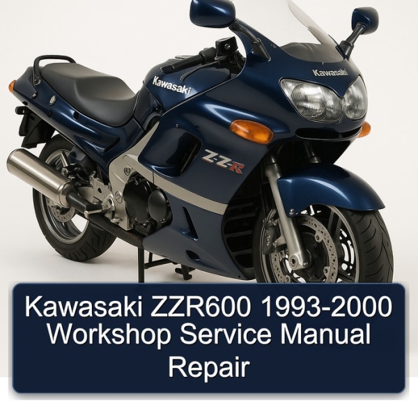 Kawasaki ZZR600 1993-2000 Workshop Service Manual Repair