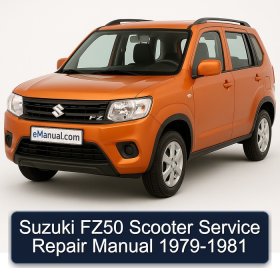Suzuki FZ50 Scooter Service Repair Manual 1979-1981