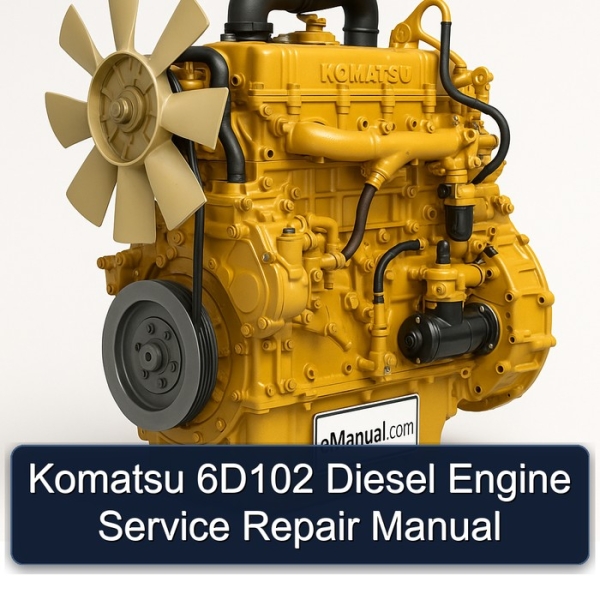 Komatsu 6D102 Diesel Engine Service Repair Manual
