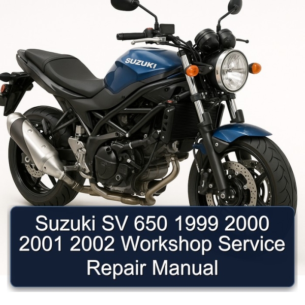 Suzuki SV 650 1999 2000 2001 2002 Workshop Service Repair Manual