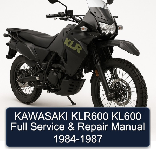 KAWASAKI KLR600 KL600 Full Service & Repair Manual 1984-1987