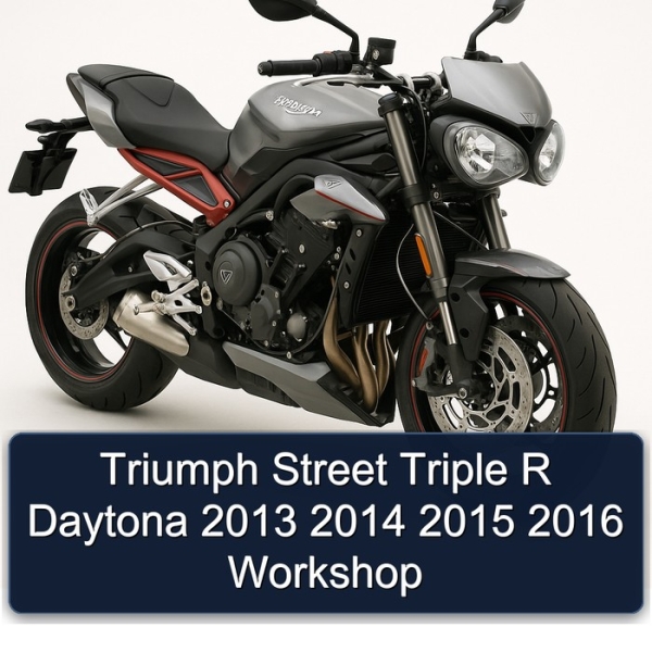Triumph Street Triple R Daytona 2013 2014 2015 2016 Workshop