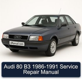 Audi 80 B3 1986-1991 Service Repair Manual