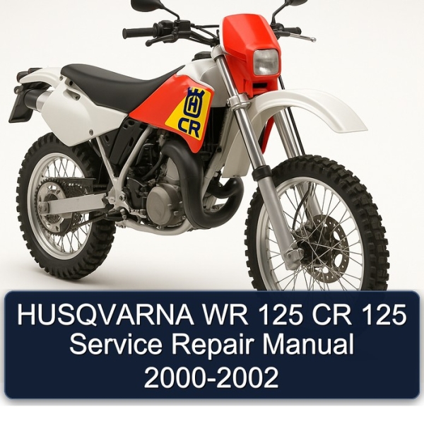 HUSQVARNA WR 125 CR 125 Service Repair Manual 2000-2002