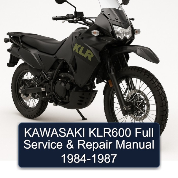 KAWASAKI KLR600 Full Service & Repair Manual 1984-1987