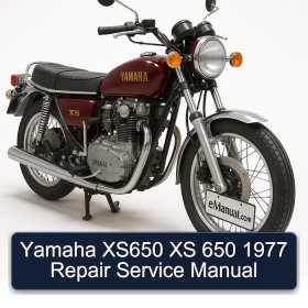 Yamaha XS650 XS 650 1977 Repair Service Manual
