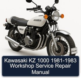 Kawasaki KZ 1000 1981-1983 Workshop Service Repair Manual